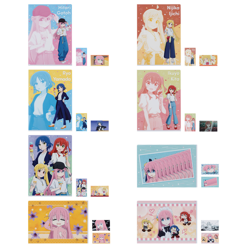 サイズ：クリアファイル A4/ステッカー 約9cm（2枚セット）