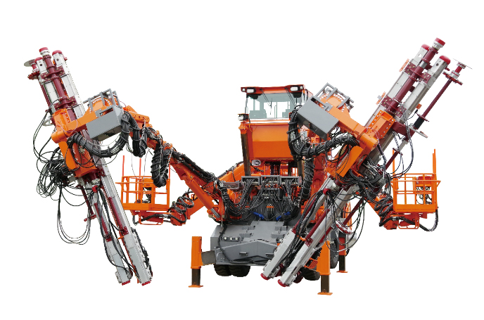 「令和6年度 日本建設機械施工大賞」選考委員会賞を受賞した2ブームロックボルト打設ロボット「ボルティンガー」