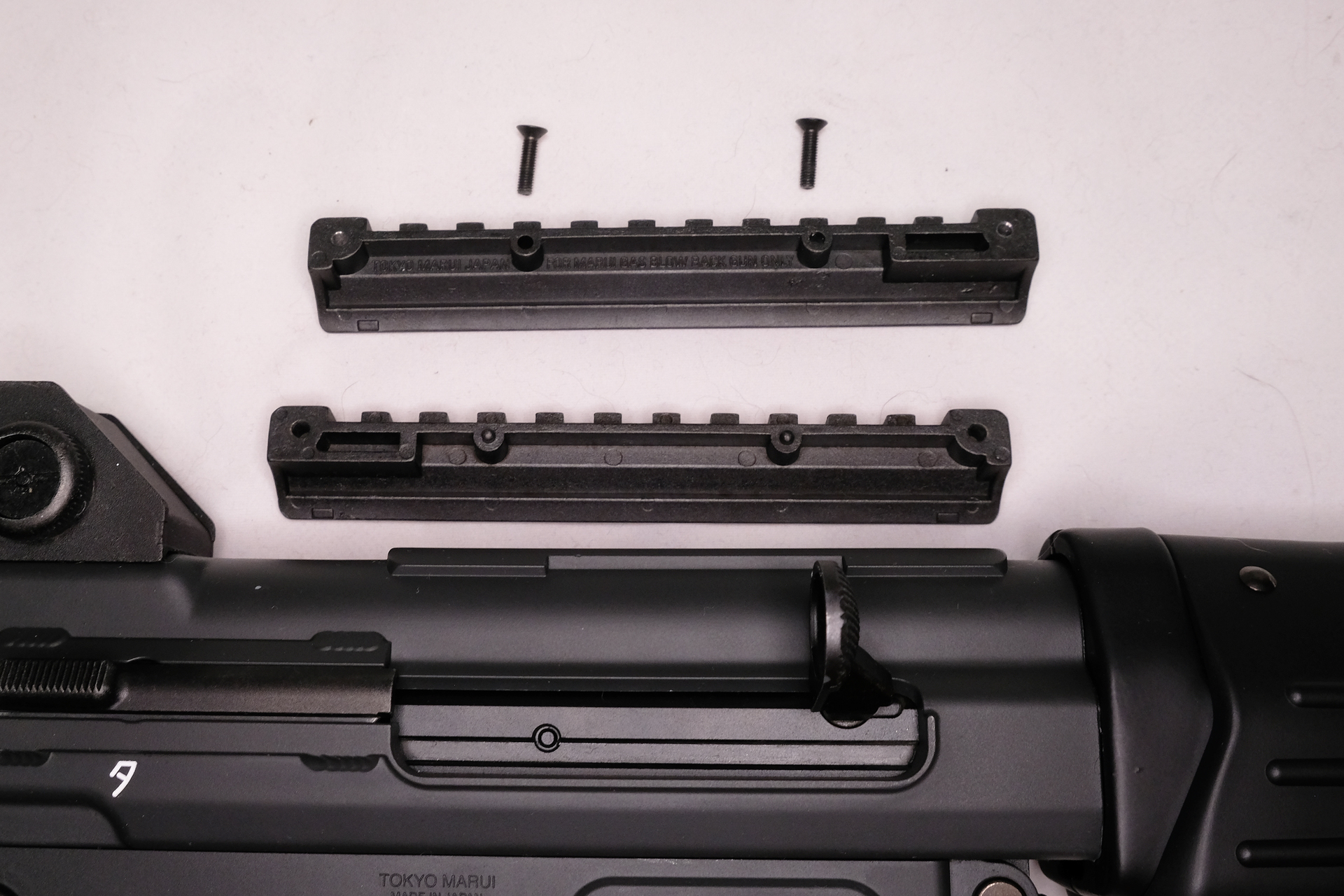 2本のネジでガッチリ固定される