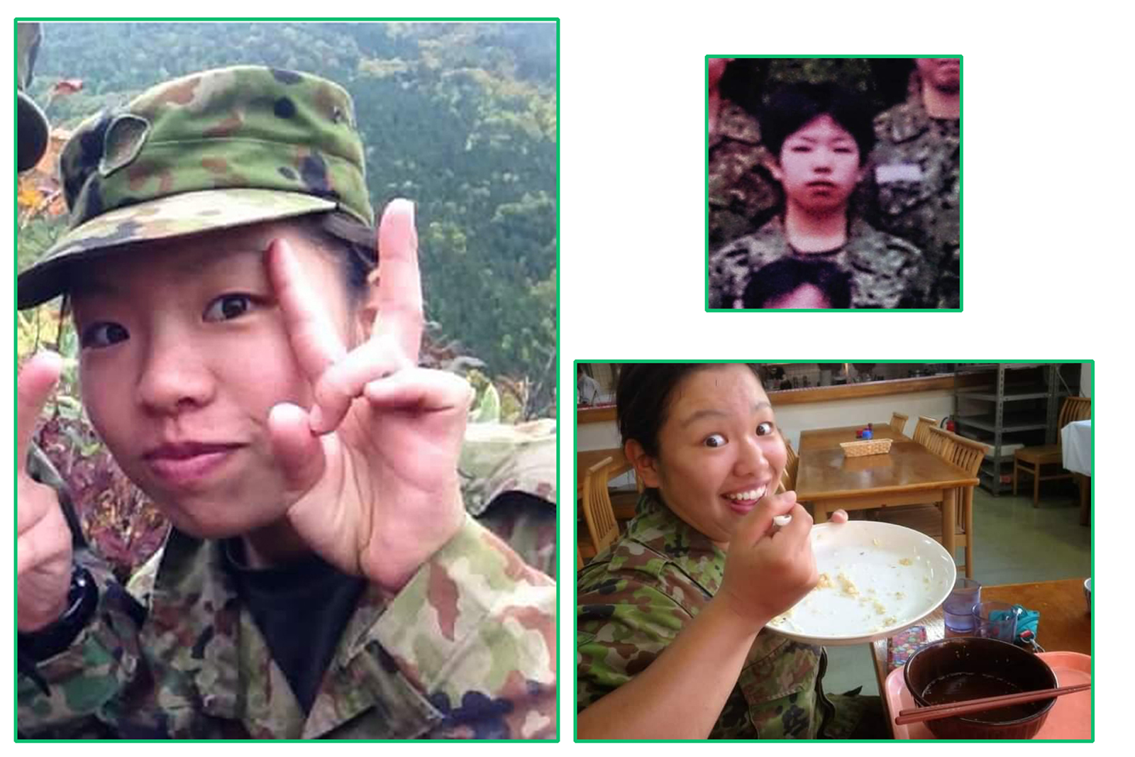 自衛官時代のビューティー吉田さん（本人提供）