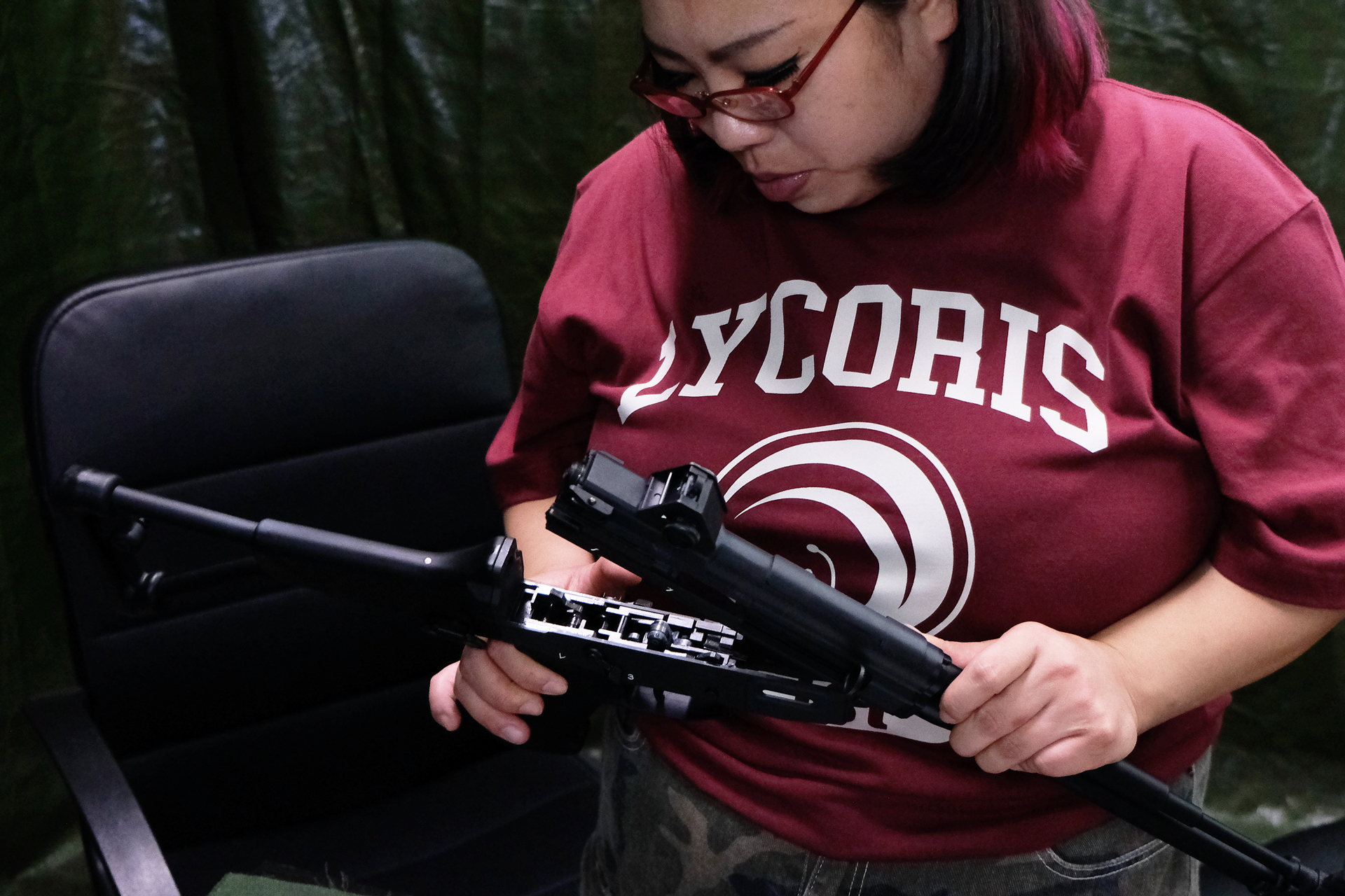 機関部も実銃とそっくりに再現しているとのこと