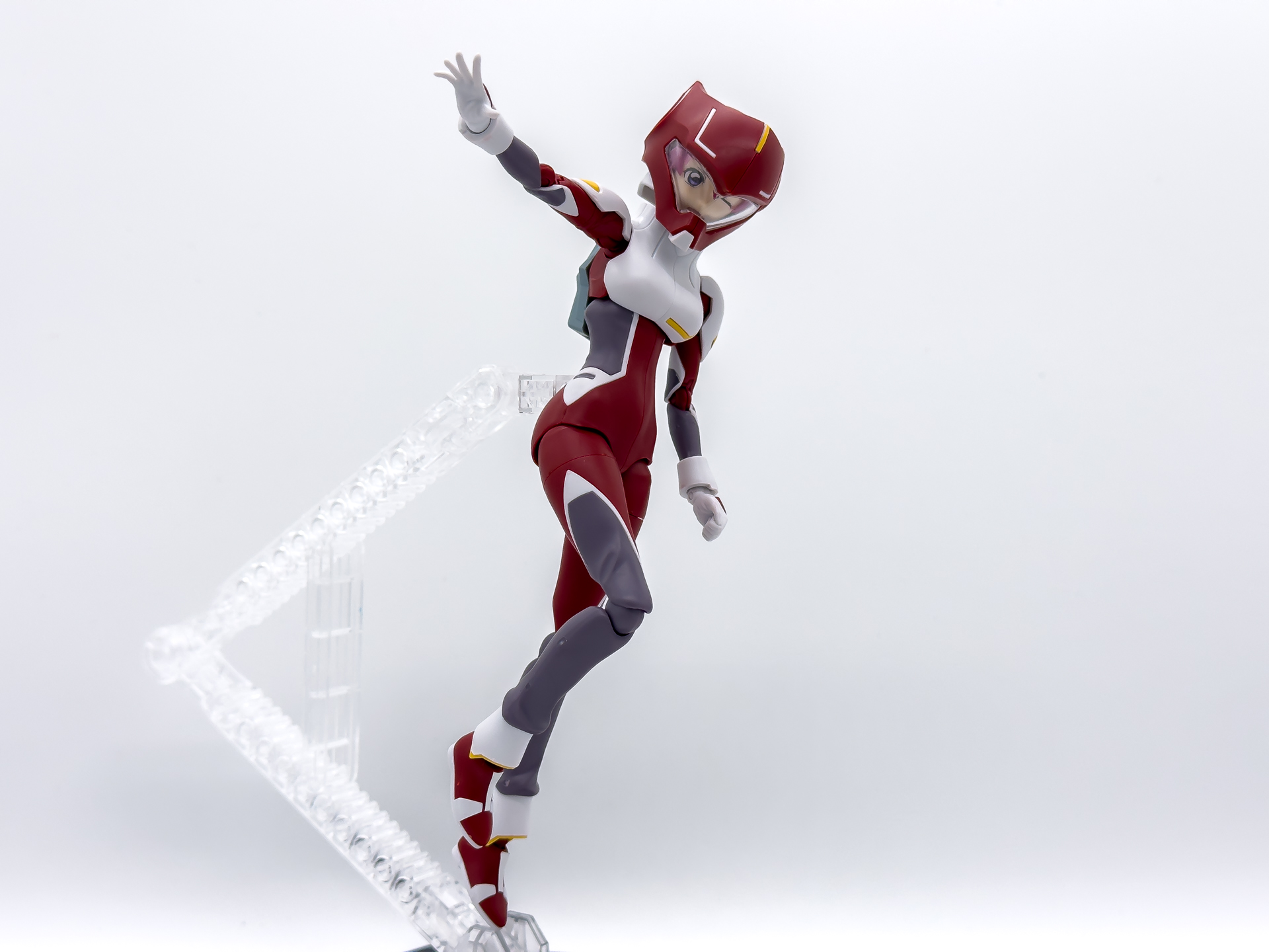 アクションベースを使用して展示してみました。宇宙空間をイメージした展示も可能です。