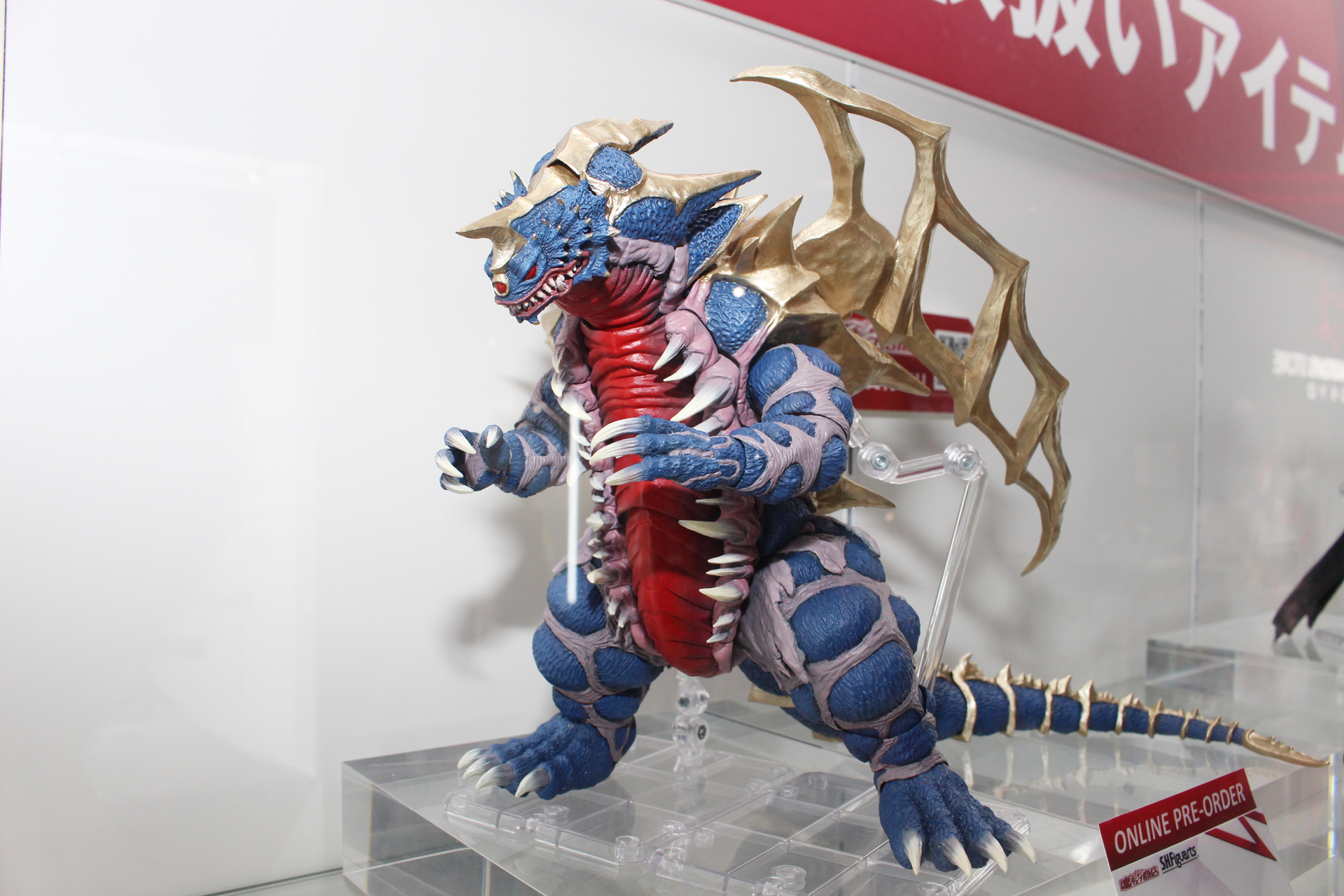 「S.H.Figuarts キングオブモンス」。12月発送予定。価格は17,600円。プレミアムバンダイ販売商品