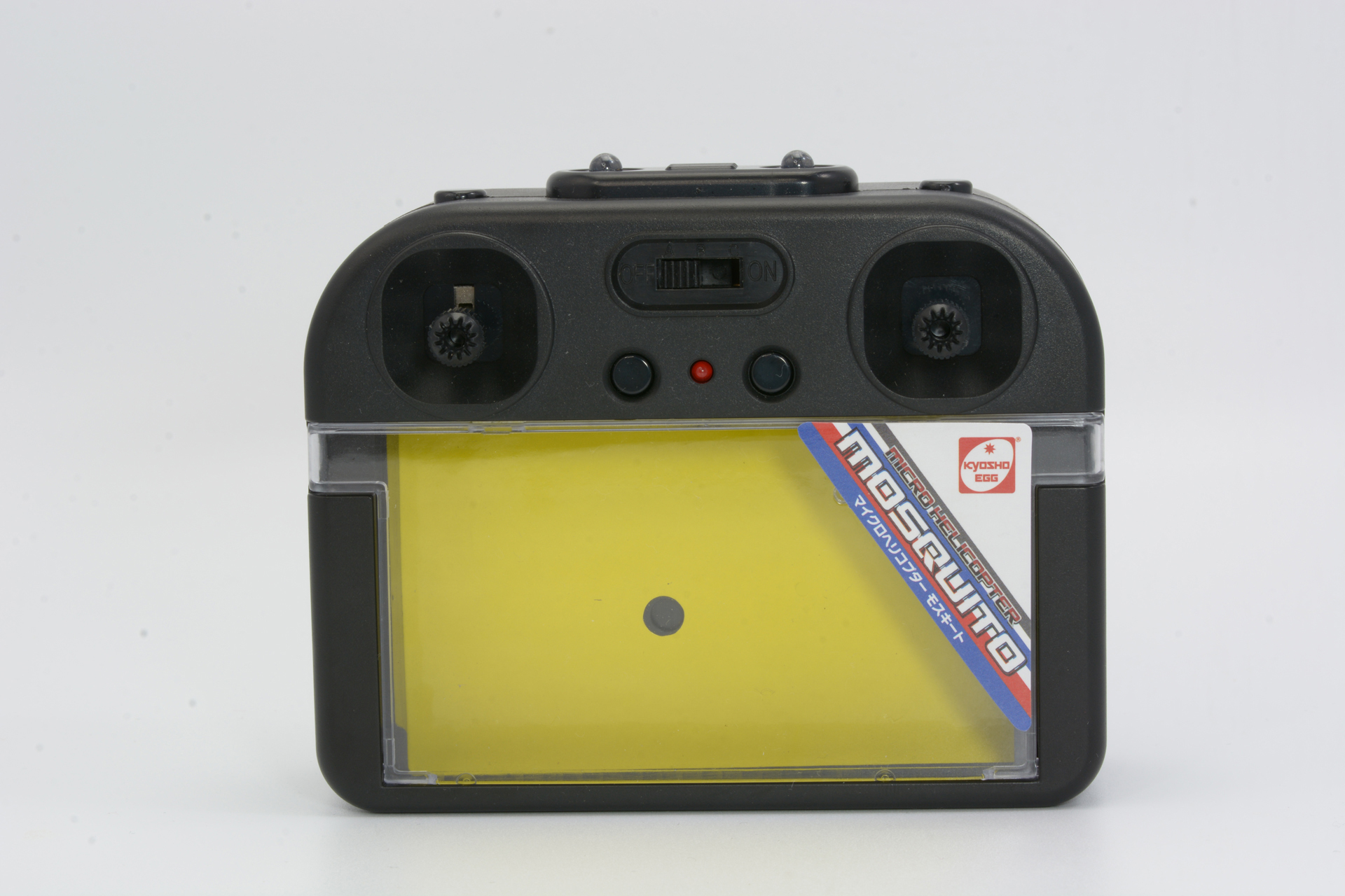 スティックとスイッチのオーソドックスなデザインの送信機