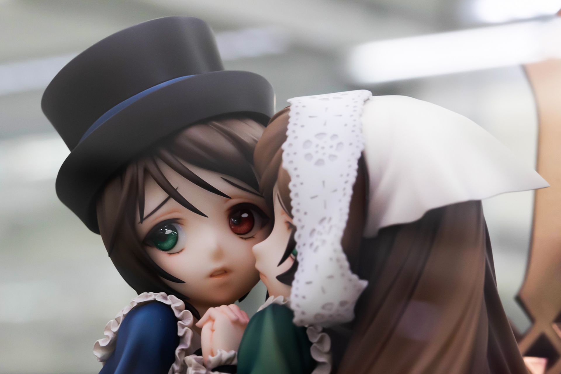 少し不安そうな表情をしているように見える蒼星石