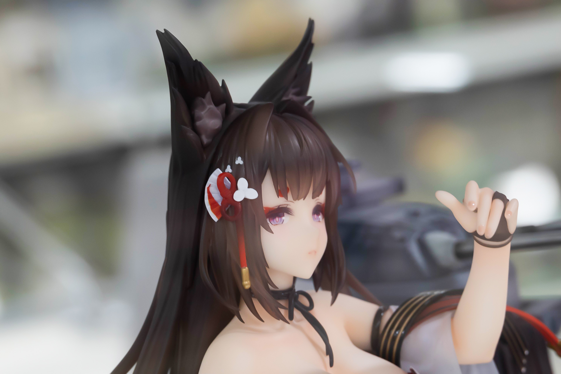 髪飾りや猫耳のもふもふも再現されている