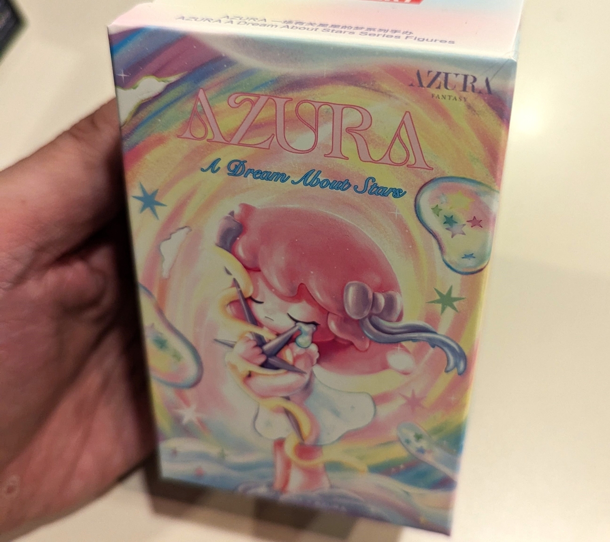 今回日本のみ1週間先行で限定販売される「AZURA A Dream about Stars」シリーズのブラインドボックス