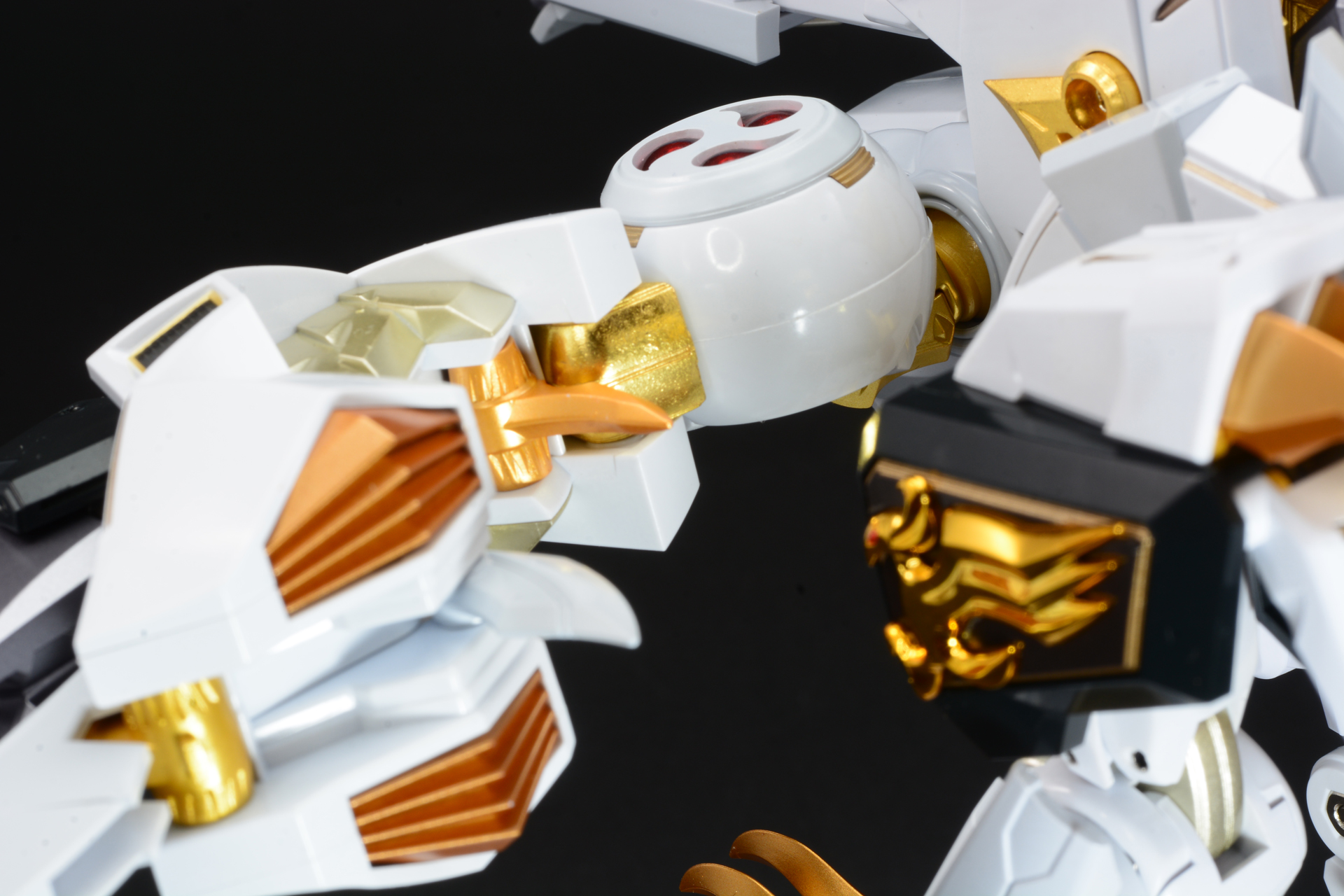 翼内側の風切り羽を引き起こす