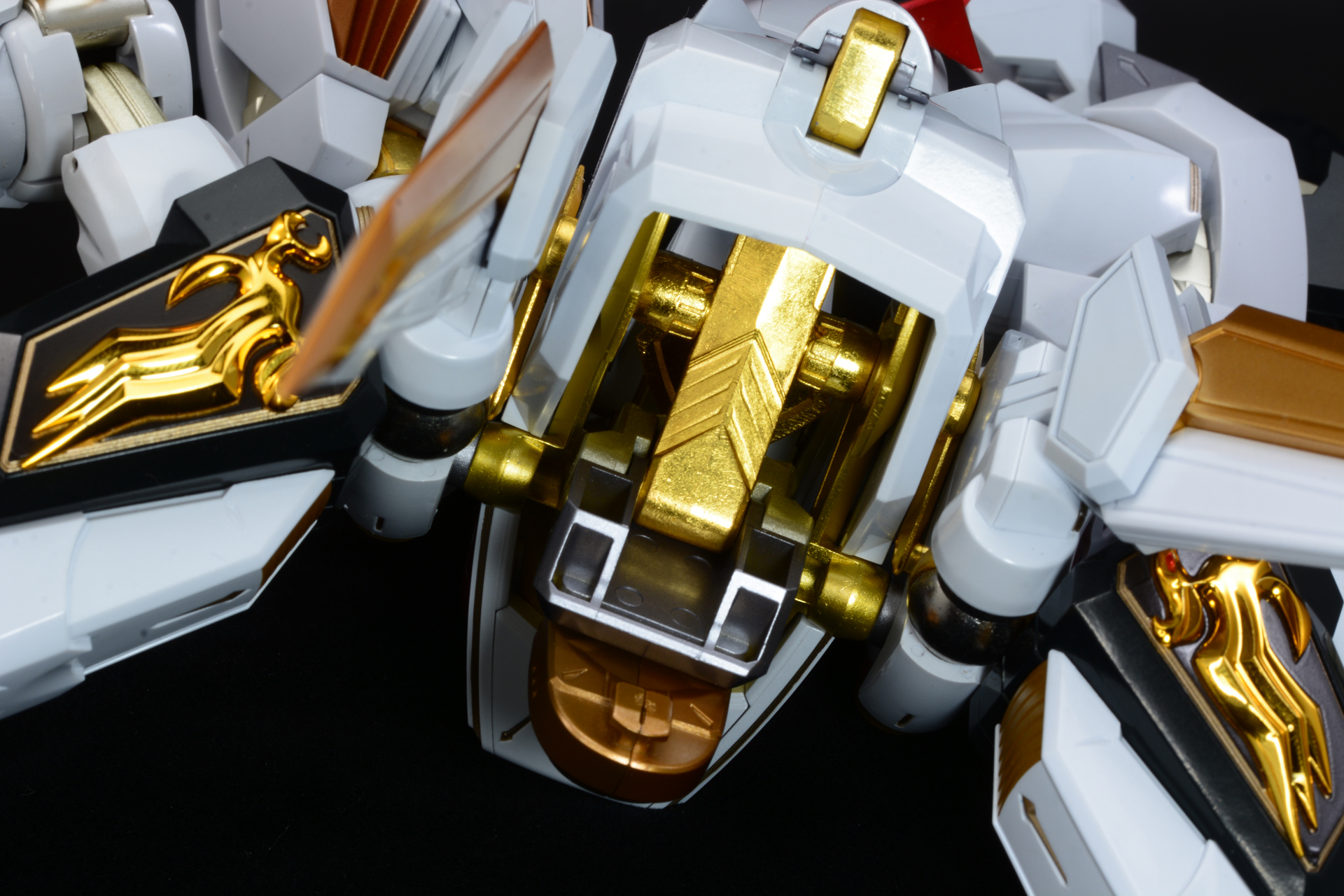 ボディ内部のフレームも金龍を意識したモールドがある