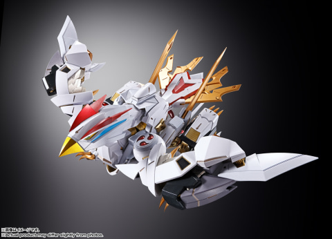 二段階変形ギミックを搭載。可動フィギュア「METAL BUILD DRAGON SCALE