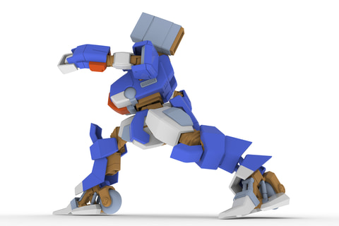 名作ロボシューティング「ウルフファング空牙2001」より、「蒼龍」が