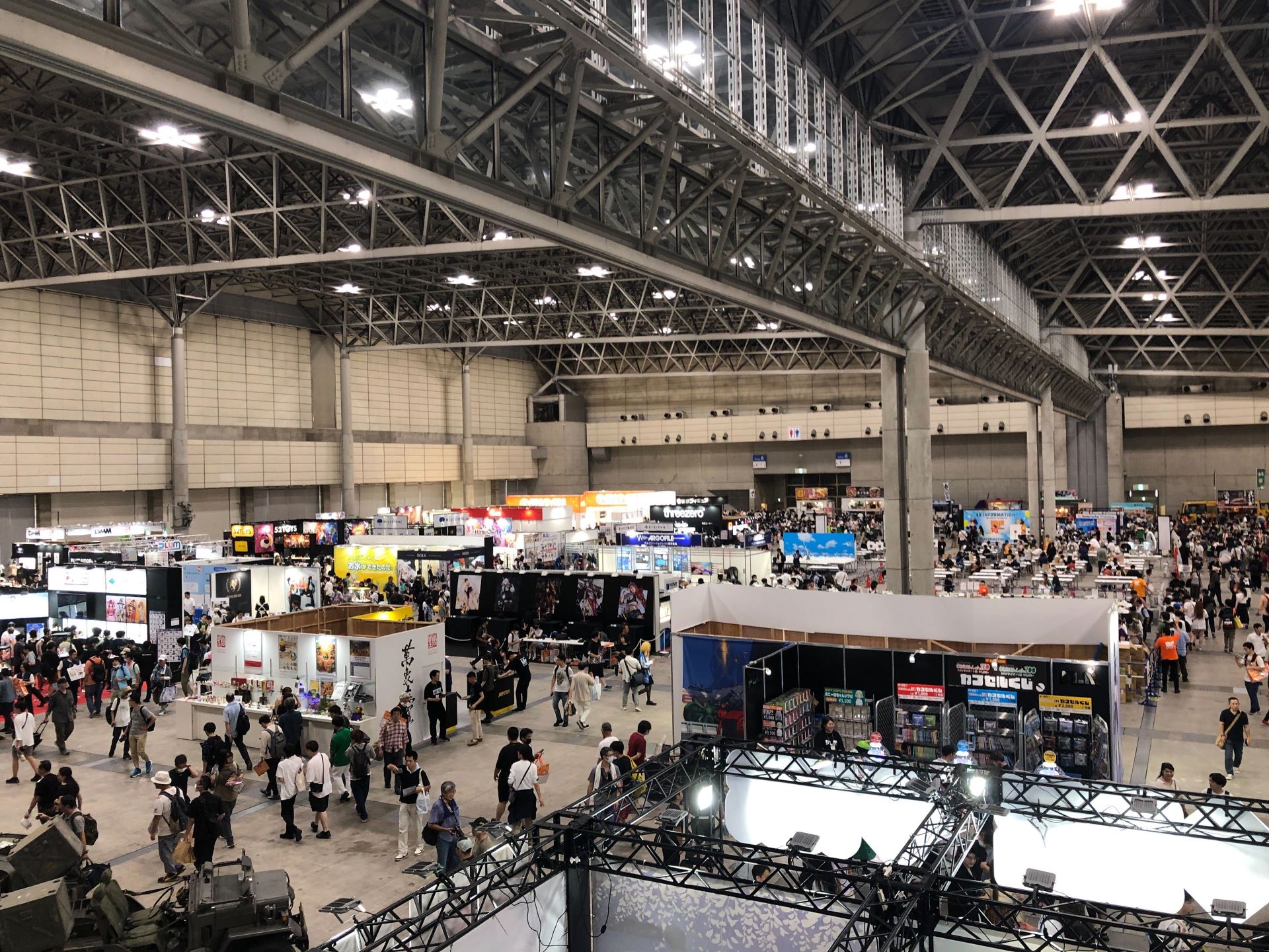 「ワンダーフェスティバル 2024夏」企業ブースの様子