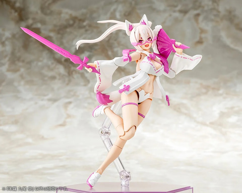 美少女プラモ「メガミデバイス」より華やかな和装姿の「朱羅 九尾 祭