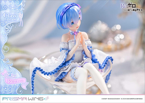リゼロ」からフィギュア「レム グラスエディション」が登場。グラスに