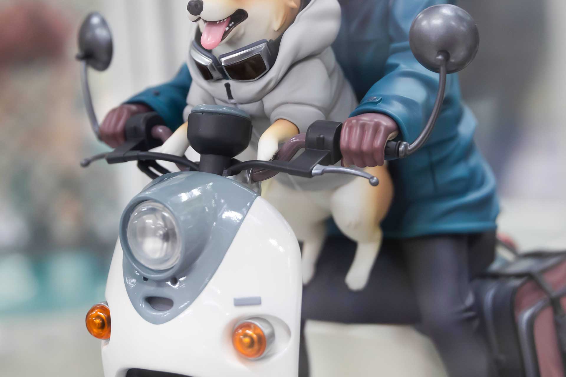 スクーターの作り込みもすごい