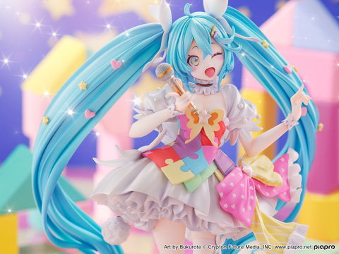 HATSUNE MIKU EXPO 2023 VR」のメインビジュアルで描かれた初音