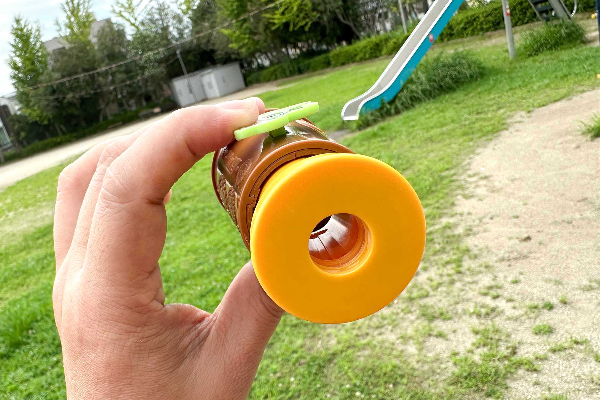 外に持ち出して、いろいろなものを見よう