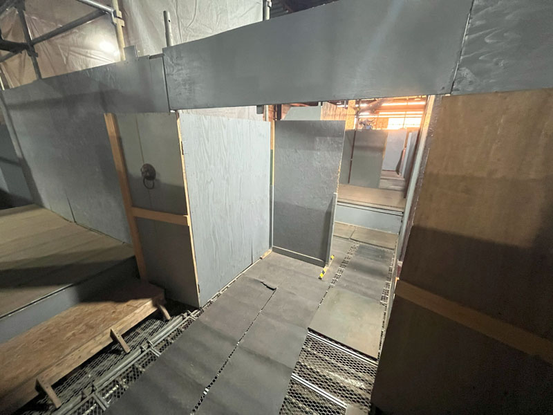 A・Bの間にある扉を開けた様子