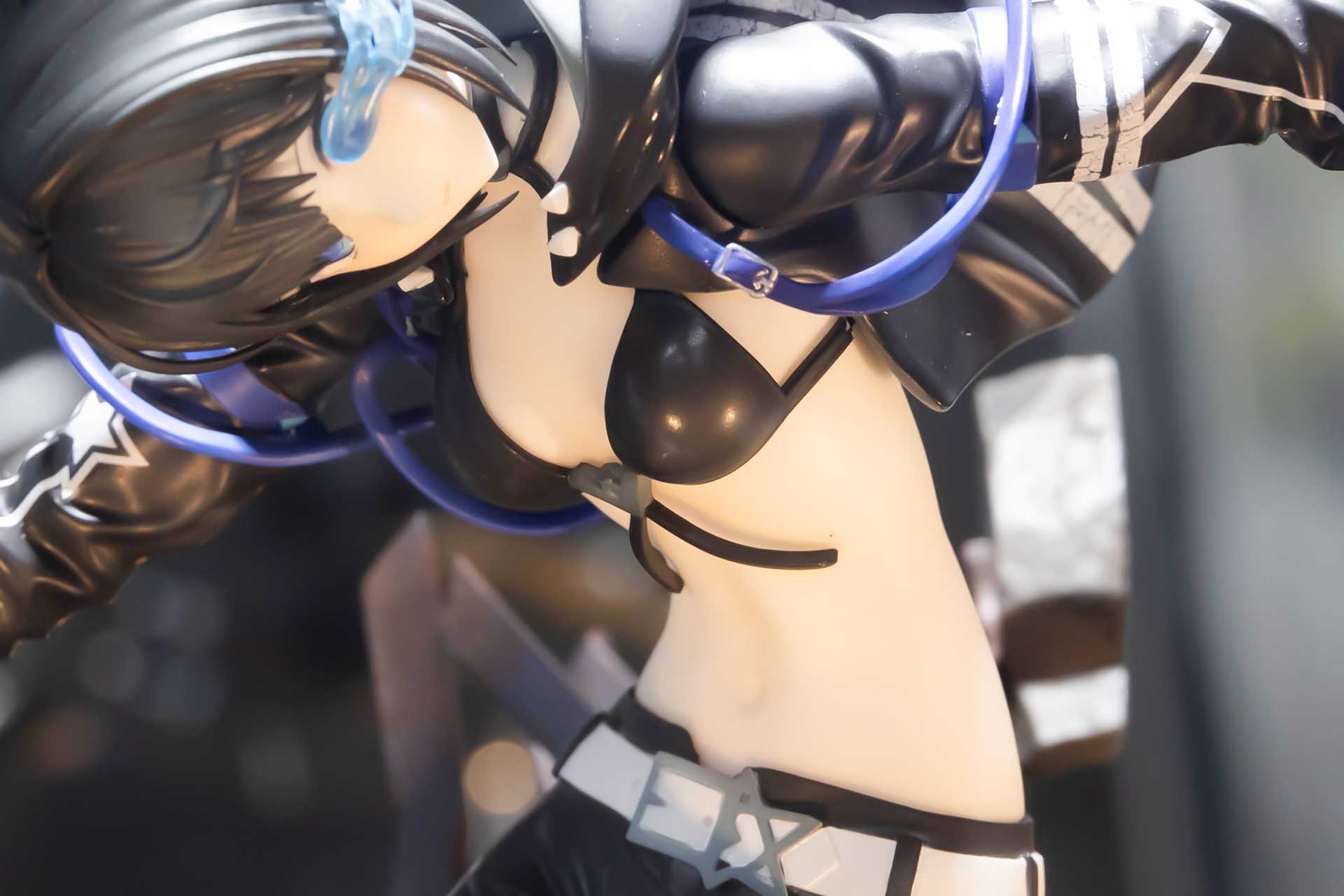 胸は黒いビキニスタイルの衣装になっている