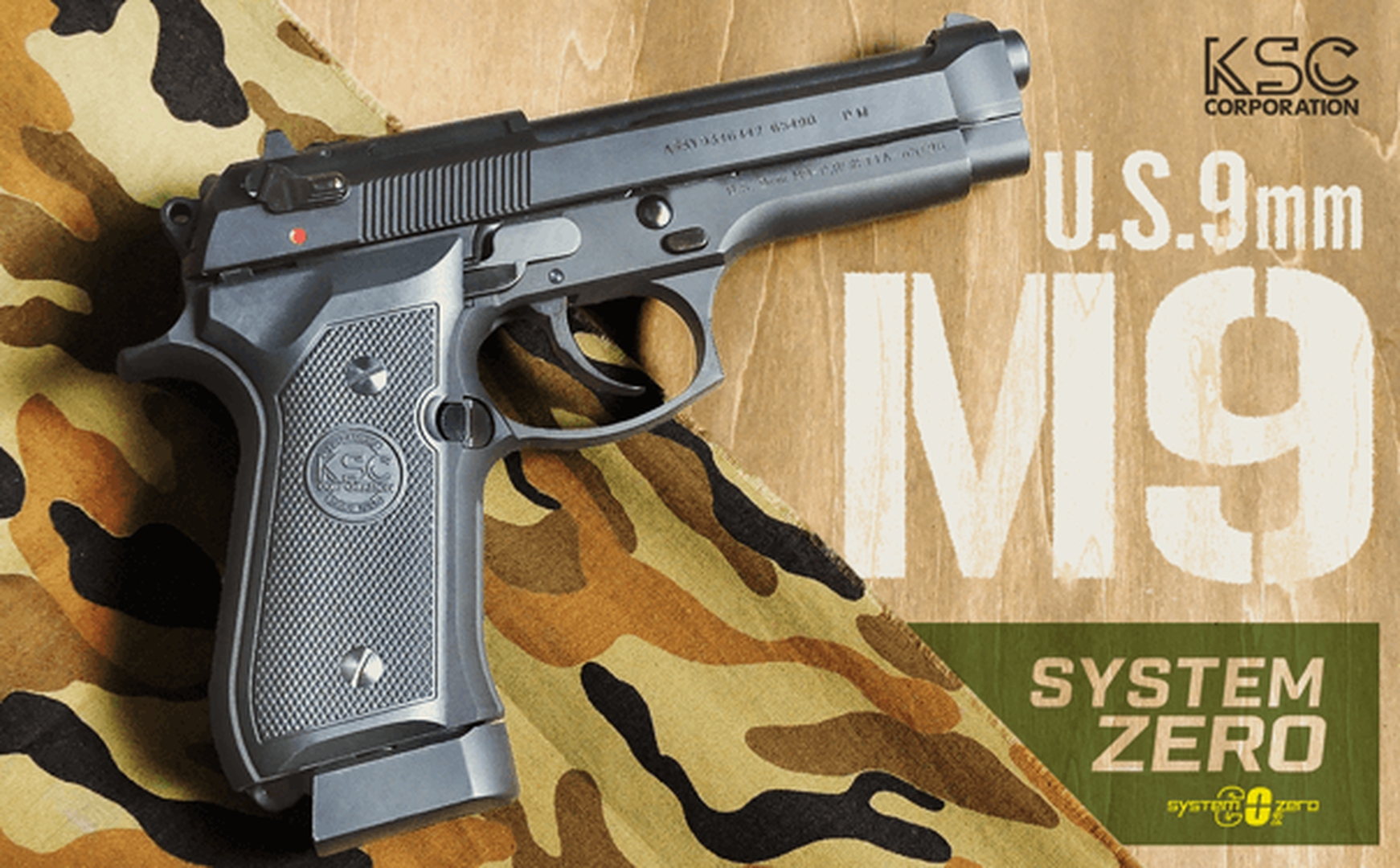ヘヴィウェイト×システムゼロの衝撃「KSC U.S.9mmM9(CO2) ヘヴィウェイト」。価格は40,700円