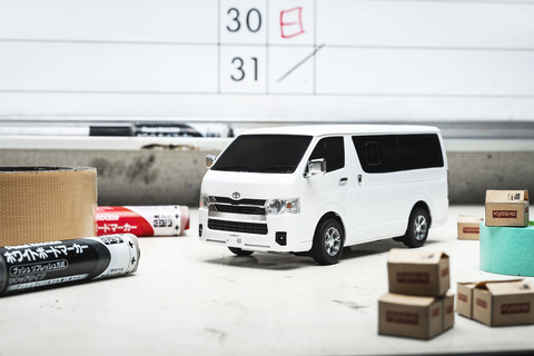 京商、トイラジ「FIRST MINI-Z トヨタ ハイエース スーパーGL