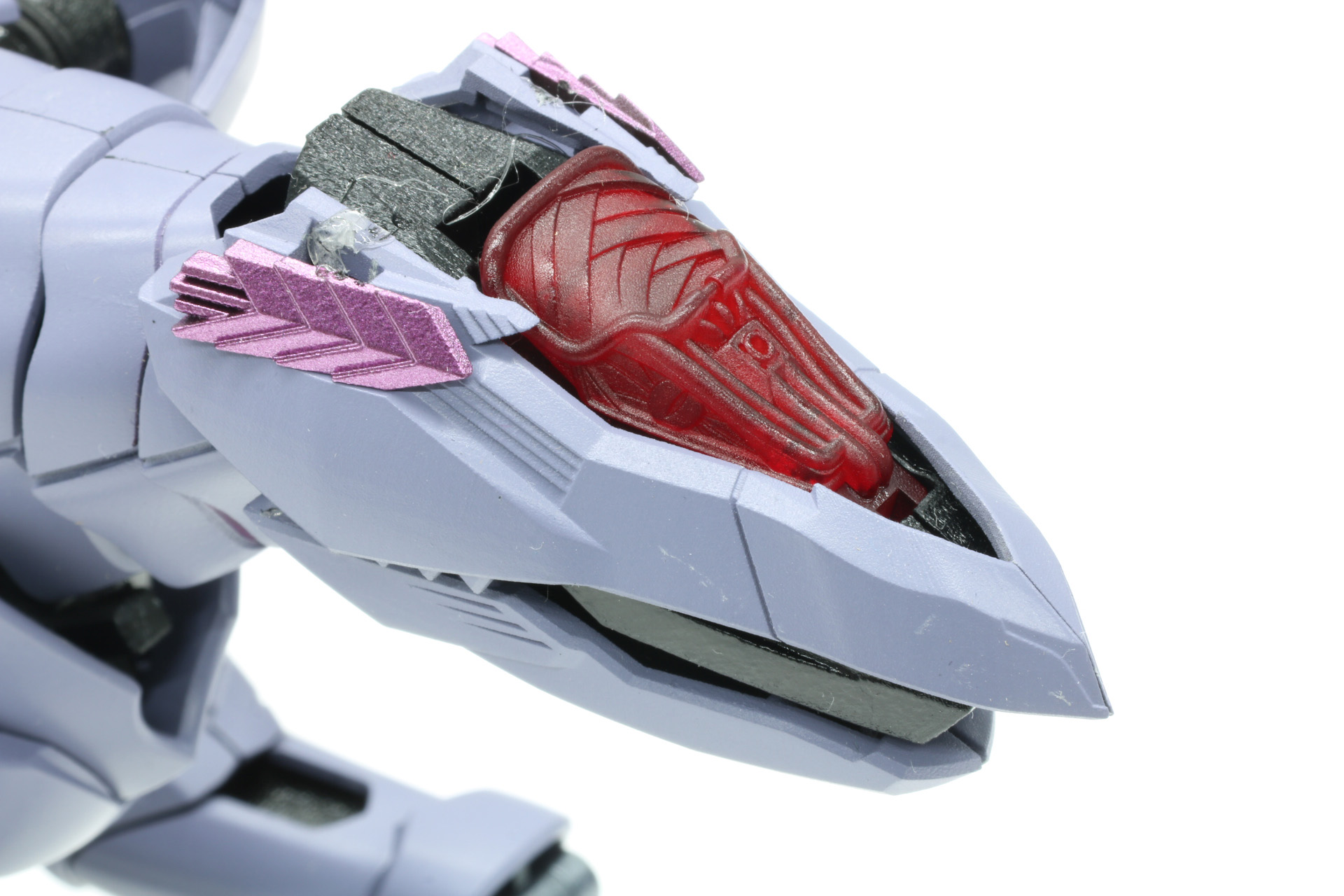 野生体、クリアパーツの頭部ユニット