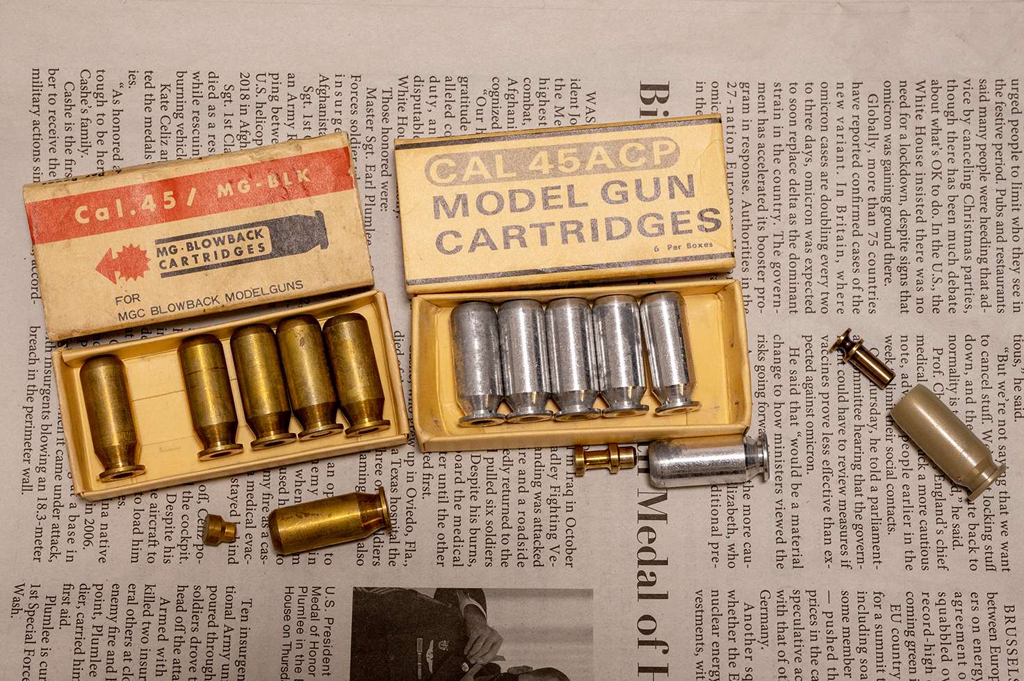 MGC時代のMG-BLK（やGM2時代のプラカートなど含めた）などの歴代オープンカートリッジコレクション