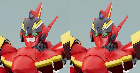 マクロス7」より「VF-19改ファイヤーバルキリー」と「熱気バサラ