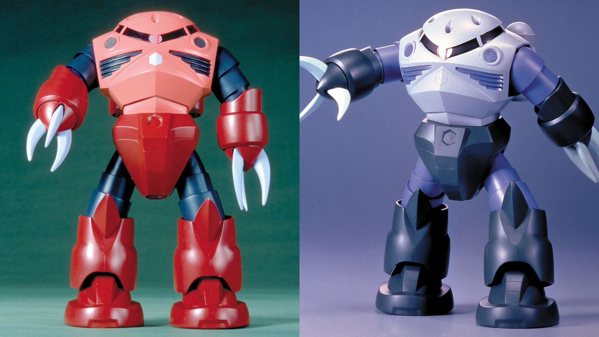 1/100 シャア専用ズゴック（1981年12月:880円）／量産型ズゴック（1982年6月:880円）