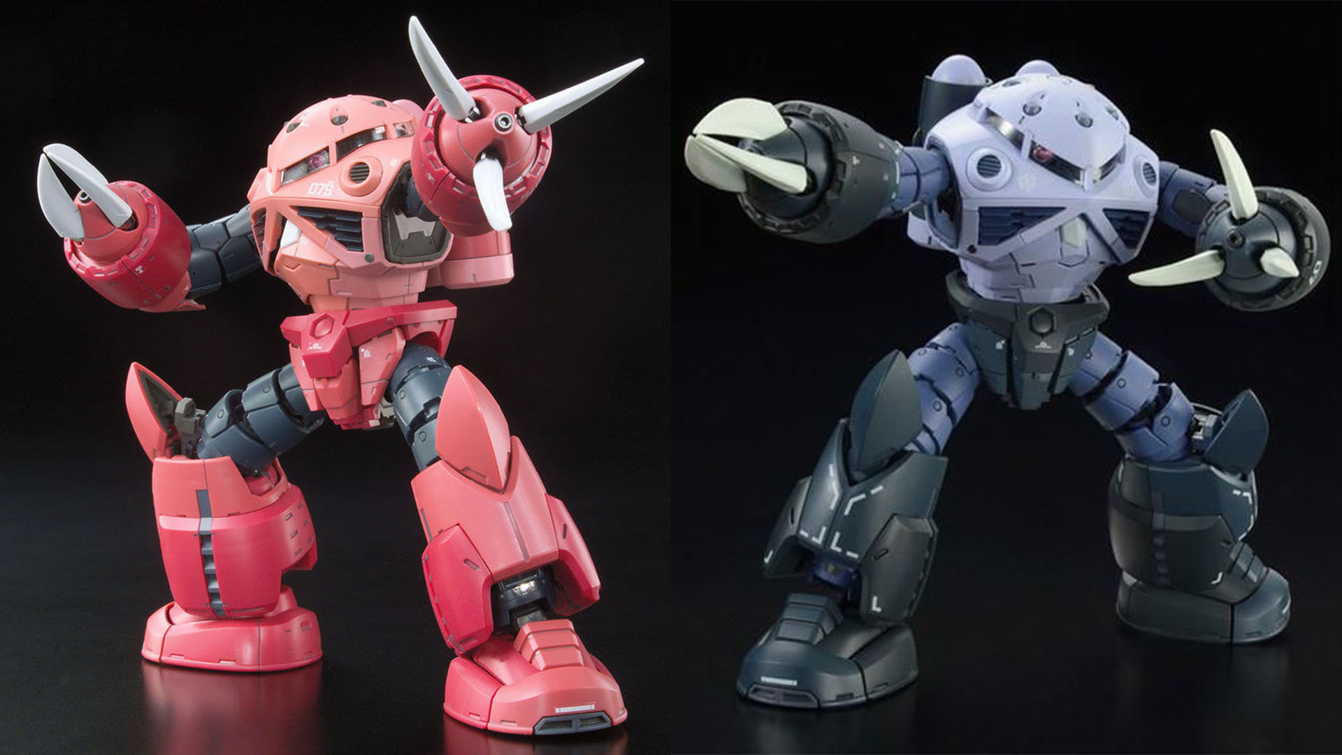 RG 1/144 MSM-07S シャア専用ズゴック（2014年7月:2,750円）／MSM-07 量産型ズゴック（2015年8月:2,750円※プレミアムバンダイ専売）