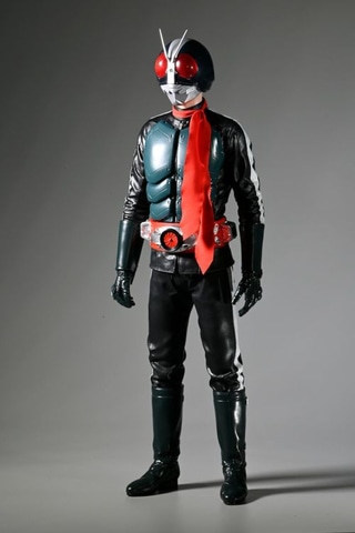 シン・仮面ライダー」より「仮面ライダー第2号」が全高500mmのソフビに 