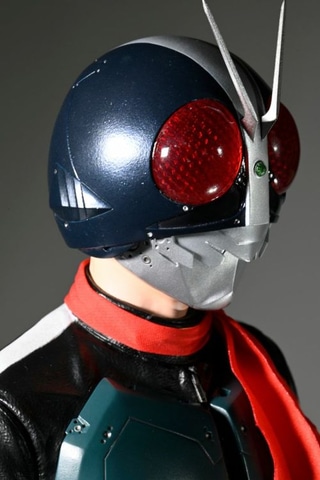 シン・仮面ライダー」より「仮面ライダー第2号」が全高500mmのソフビに