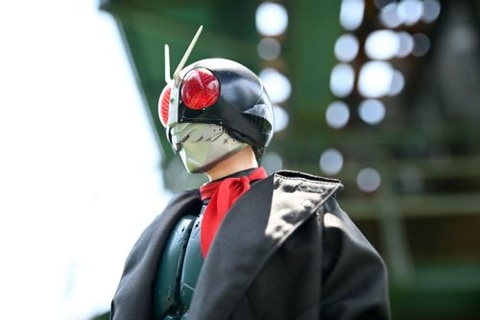 シン・仮面ライダー」より「仮面ライダー第2号」が全高500mmのソフビに