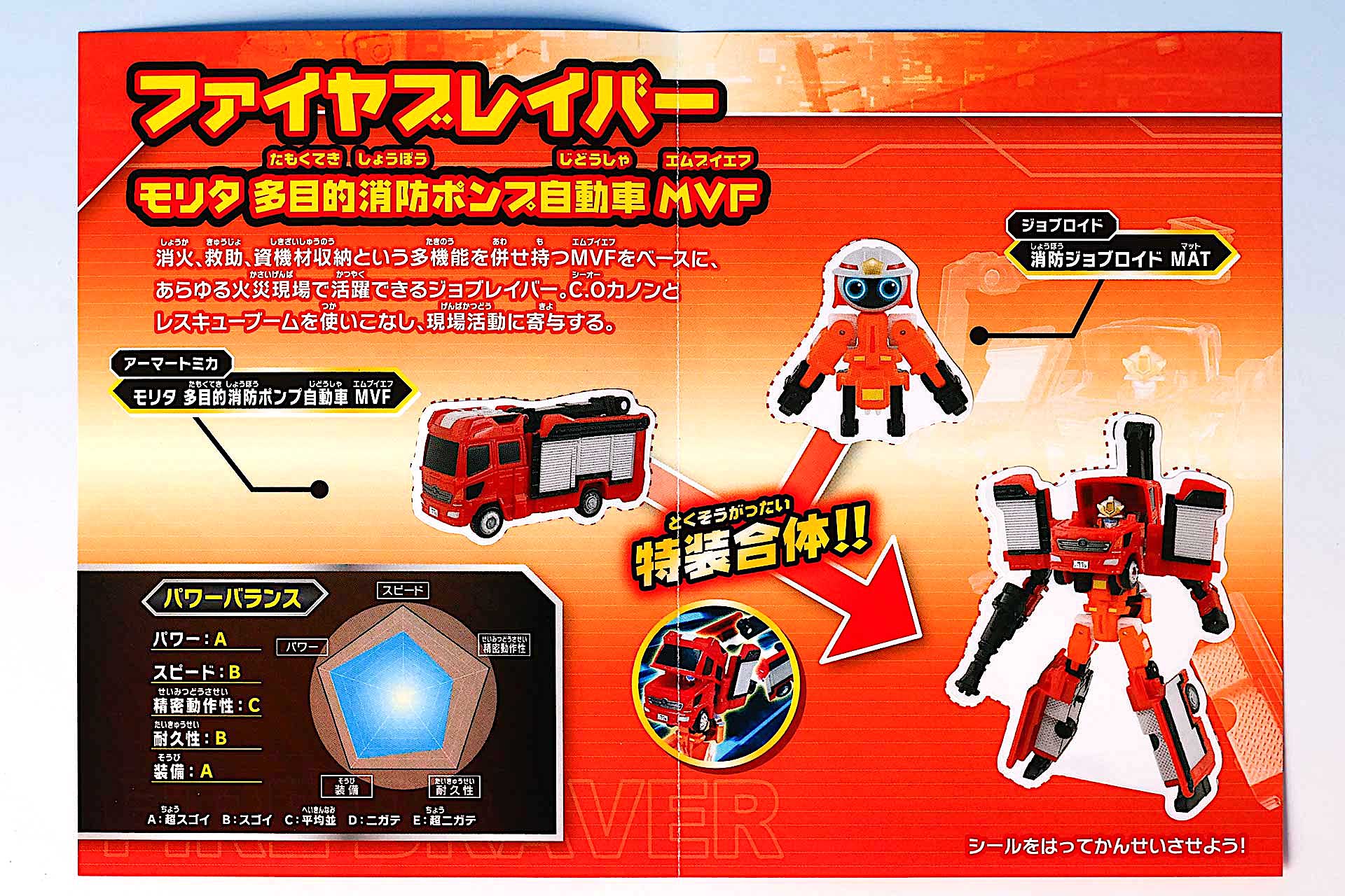 特装合体シールブックに付属のシールを貼ったところ