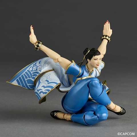 ストリートファイターII」より「春麗」の可動フィギュアが