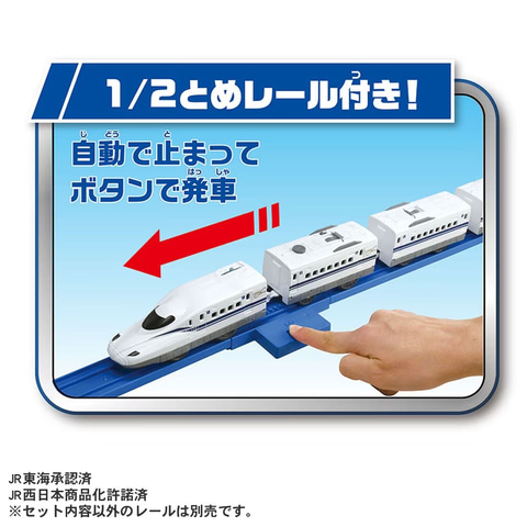 東海道新幹線のレール、実物です 新製品情報[2024年9月発売]｜プラレール｜タカラトミー