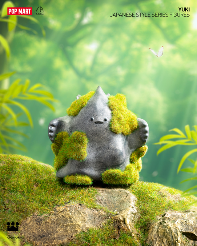 「地蔵 Mossy Jizo Statue」