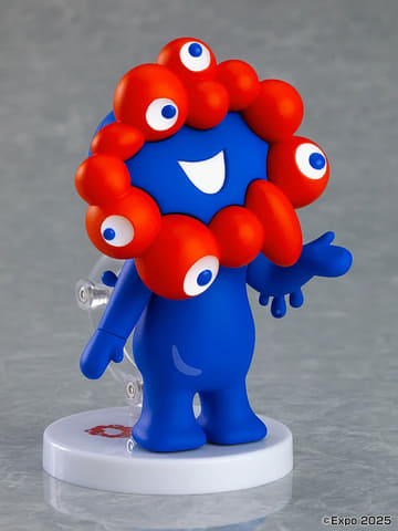 ［会場限定／未開封］ミャクミャク ねんどろいど 特製台座付 ミャクミャクがねんどろいどに！ 専用台座付で部屋に飾れる - HOBBY Watch