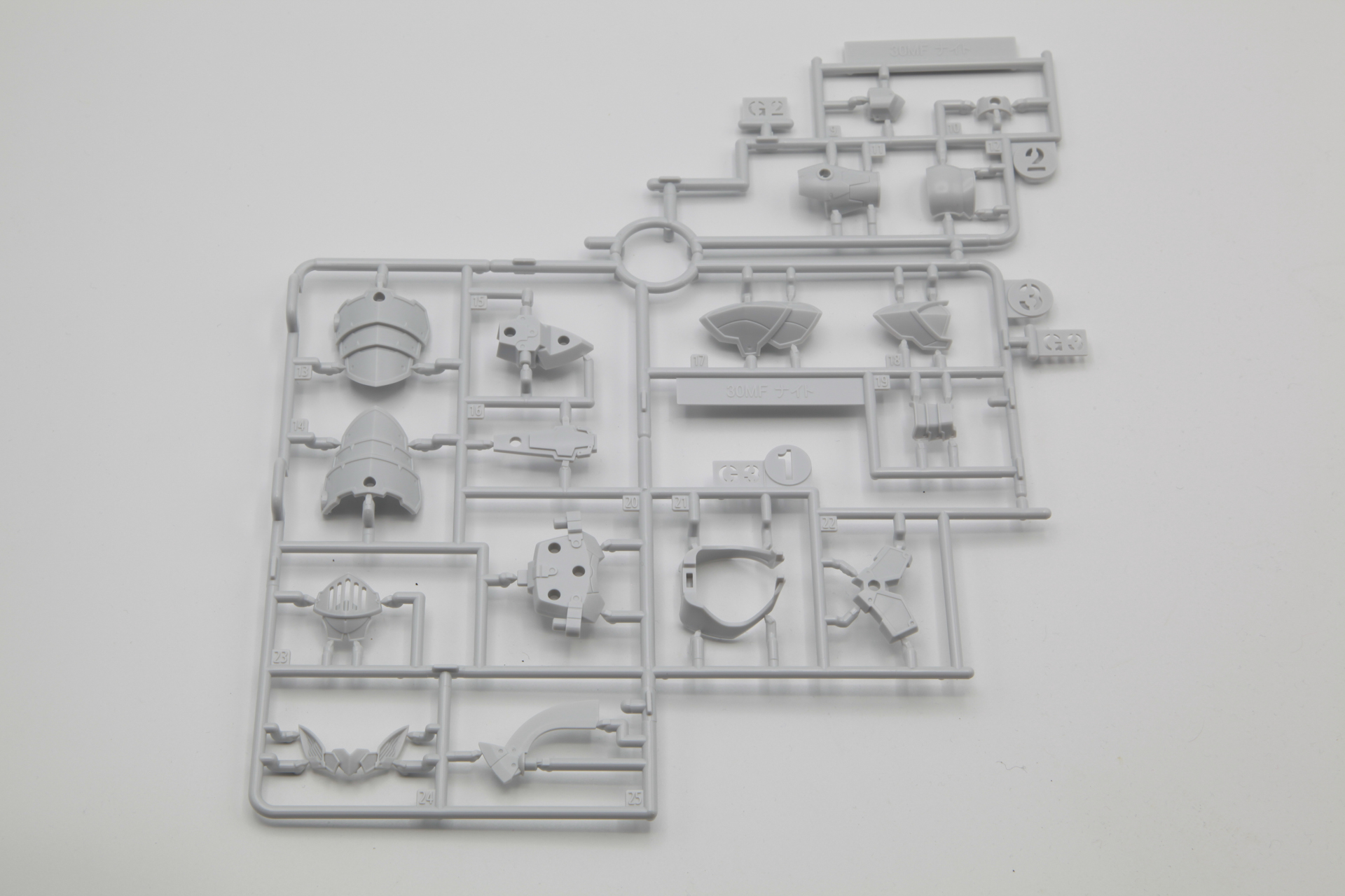 武装やアーマーを構成するGランナー