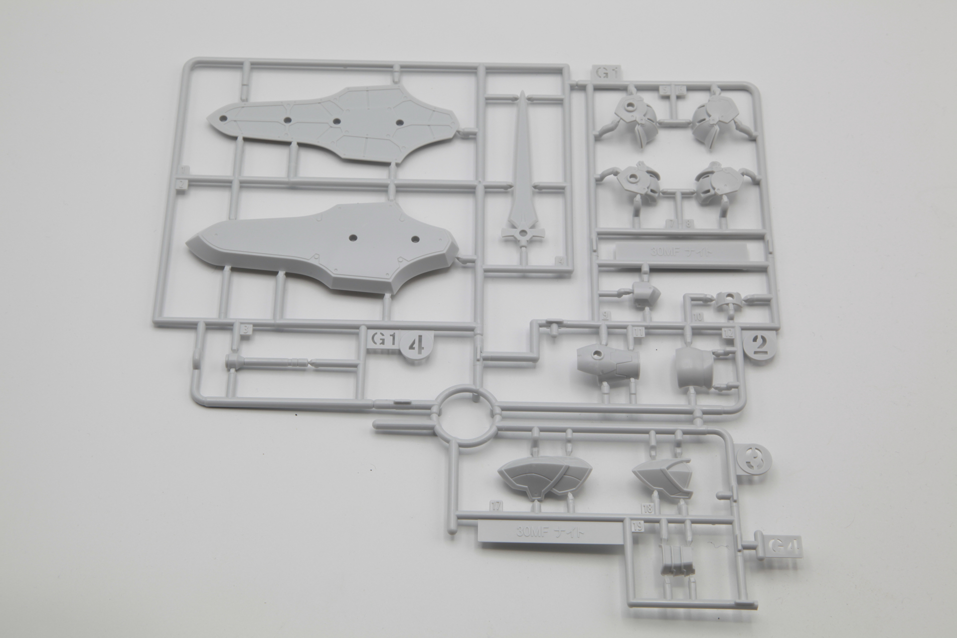 武装やアーマーを構成するGランナー