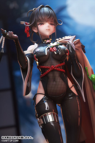 勝利の女神：NIKKE」よりサクラがコスチューム「黒夜密行」の姿で