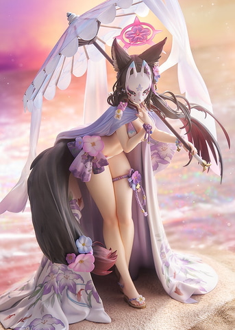 新品未開封　公式　水着ワカモ　プレイマット　スリーブ　ブルーアーカイブ　ブルアカ ブルーアーカイブ -Blue Archive-」より水着姿の「ワカモ」が