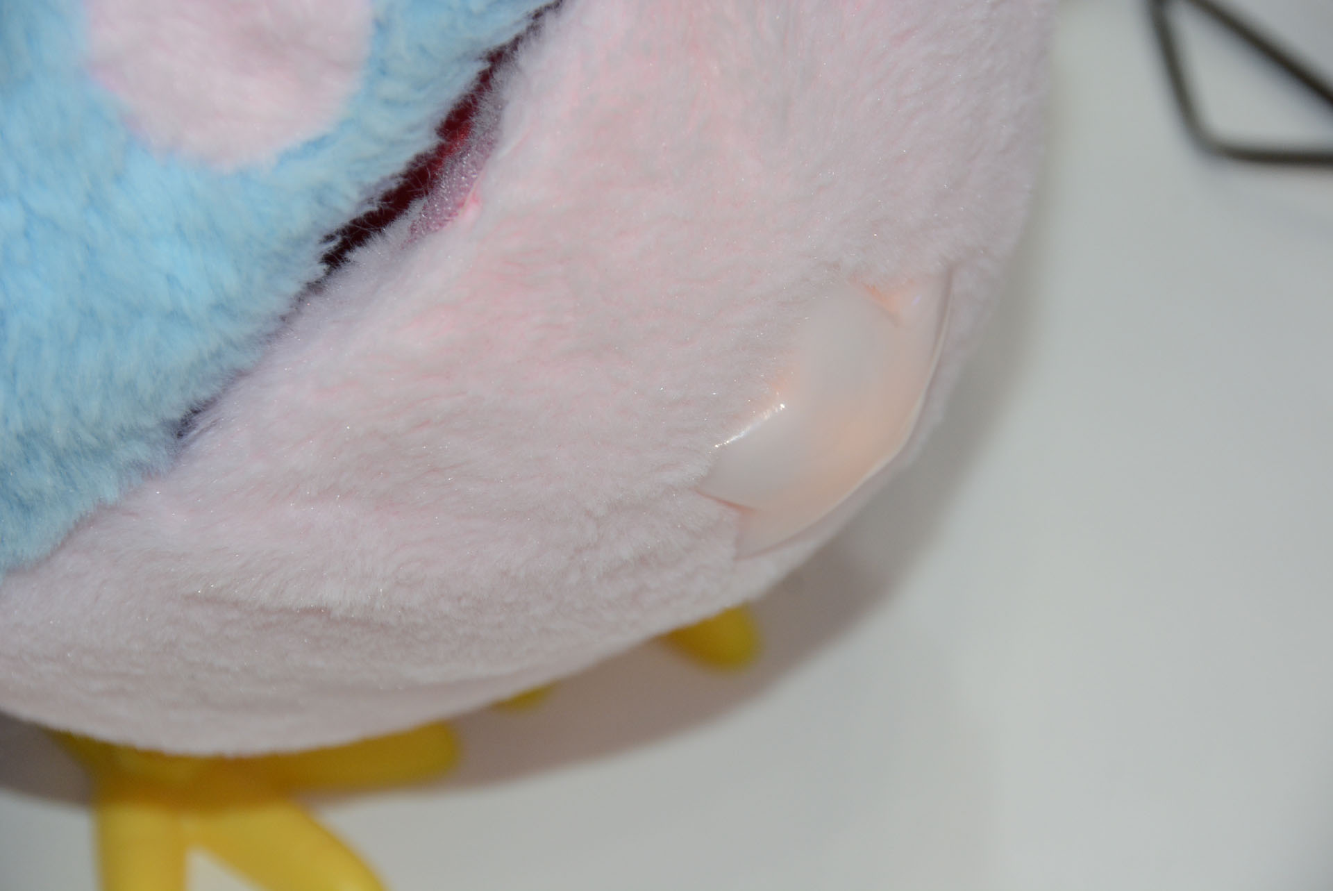 おなかの星を光らせて感情表現