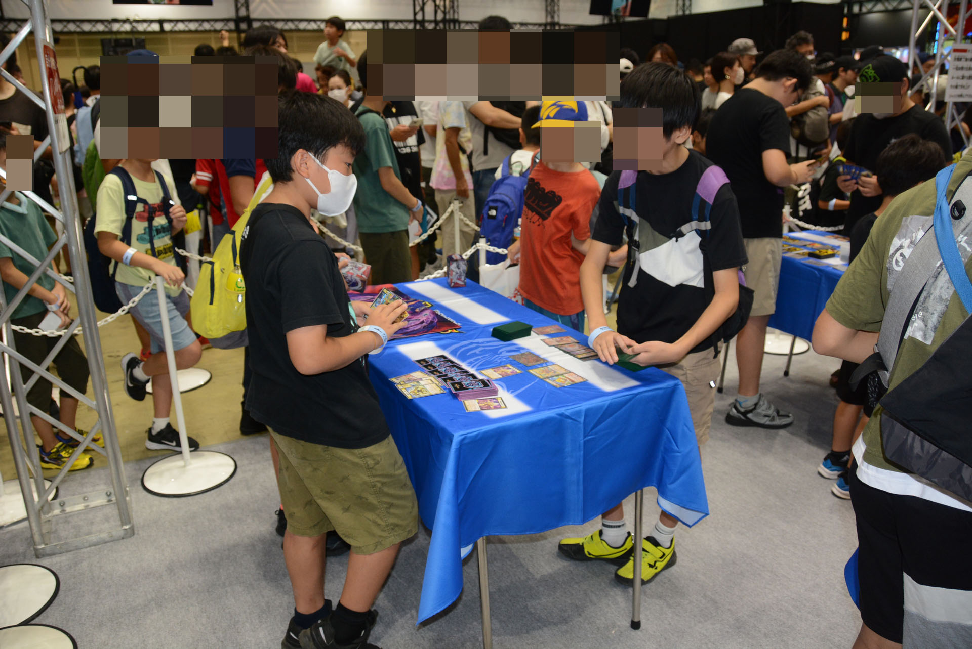 対戦コンテンツや試遊台も多く、かなり熱気があった