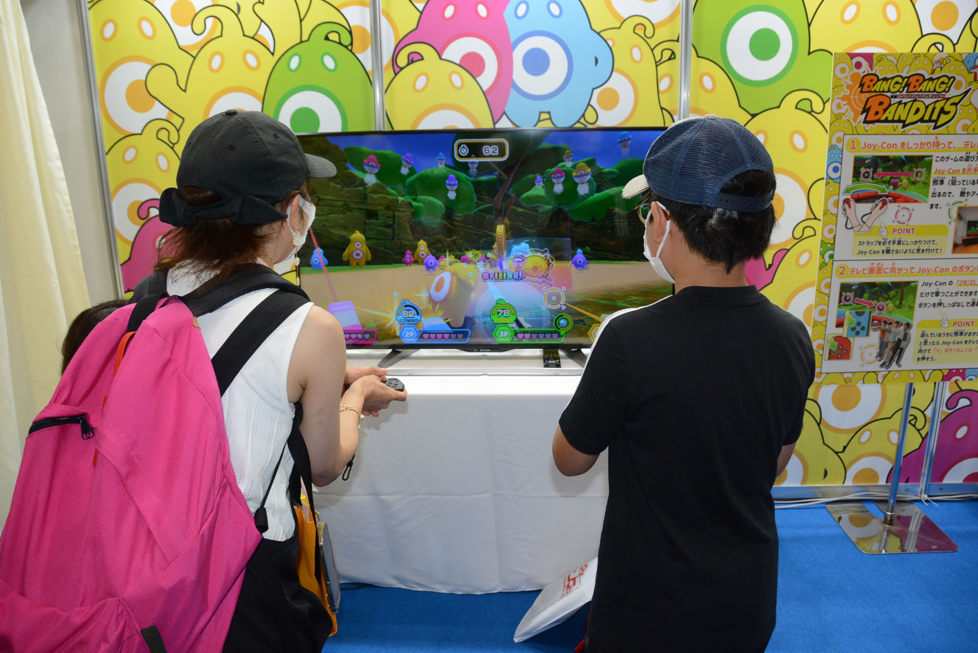 対戦コンテンツや試遊台も多く、かなり熱気があった