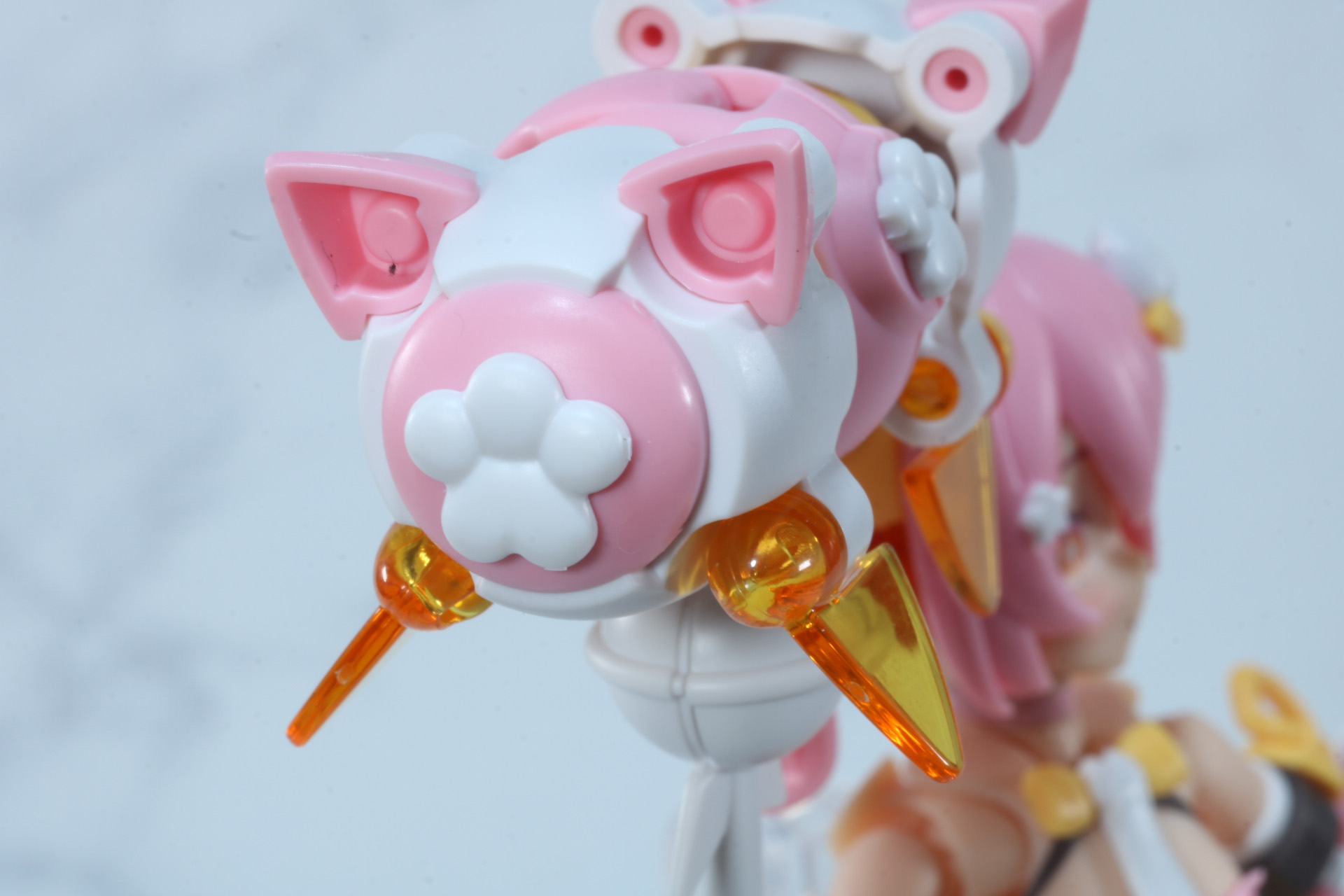 スタンプ部には肉球の造形