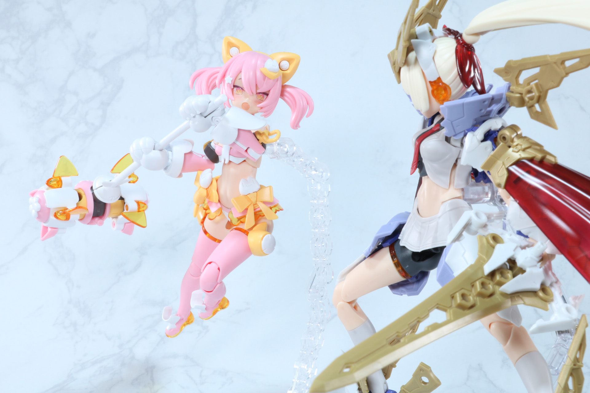 戦闘訓練では小さいからに秘めたパワーで押し切る