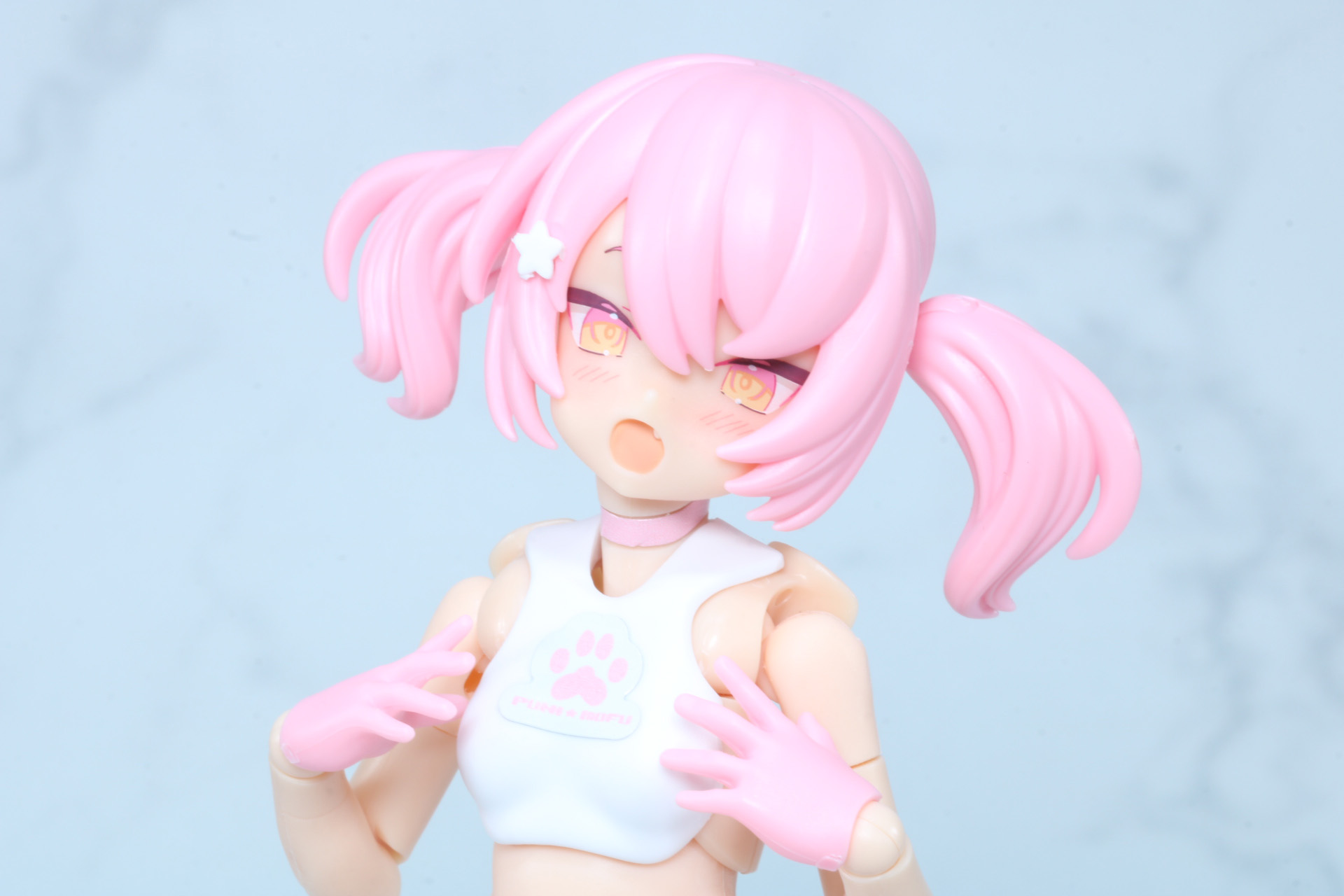 付属のシーツでデコレーション