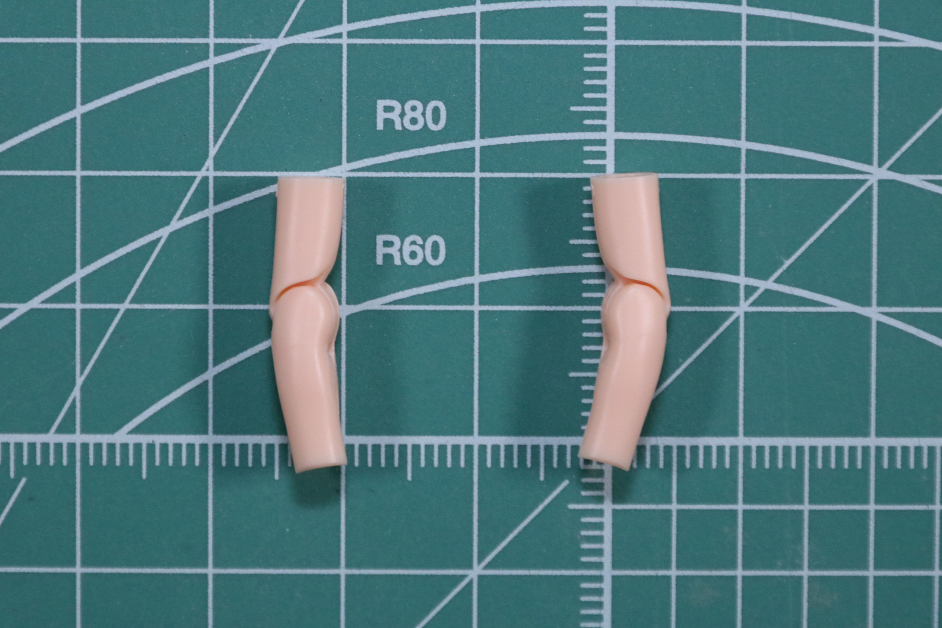 通常の腕部組み立て