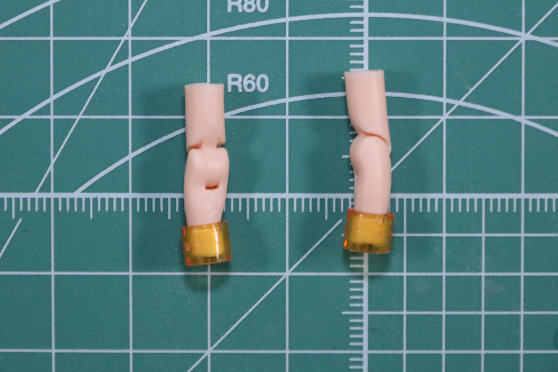 ジョイント―パーツ付きの腕部組み立て